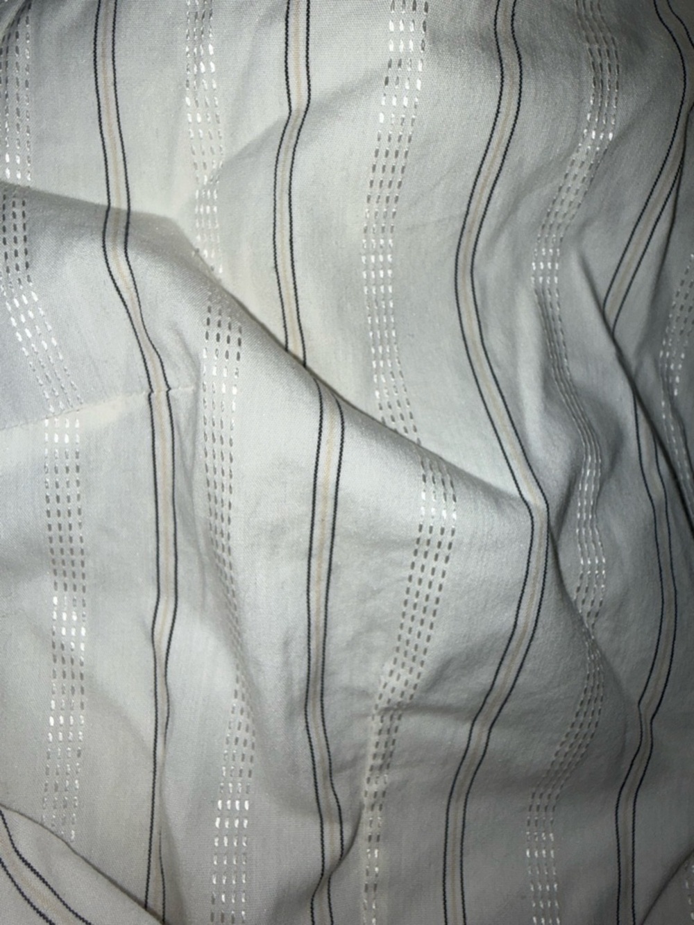 croft & barrow White Striped Button-Up Shirt - Picture 6 of 6